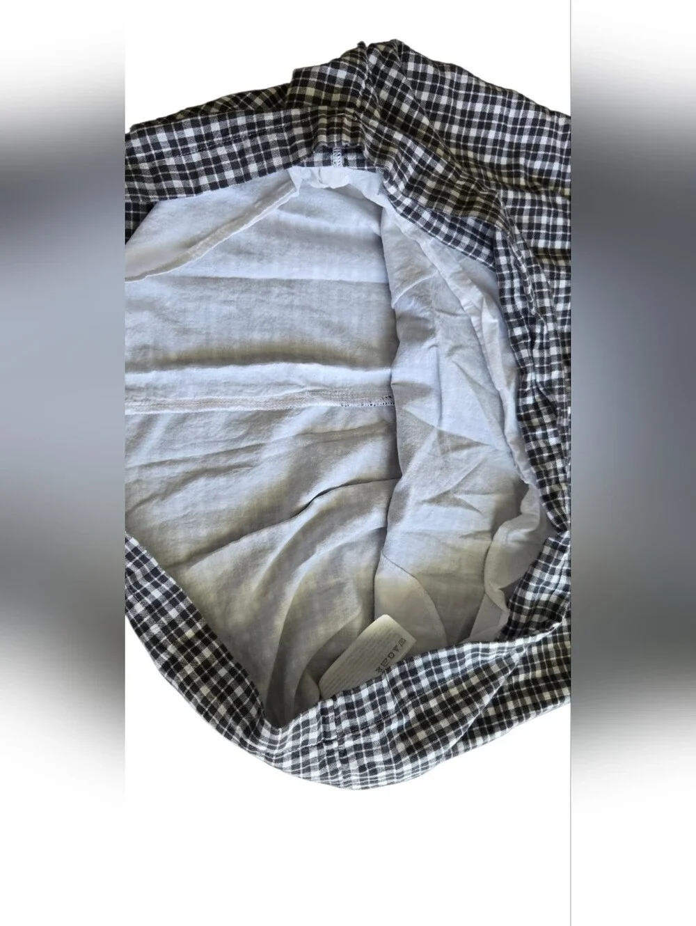 Abercrombie & Fitch Black and White Gingham Mini Dress - Picture 4 of 8